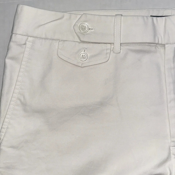 Ralph Ralph Lauren Golf Women’s Sz 12 White‎ Crop Cotton Pants Casual ResortWear - Picture 4 of 10